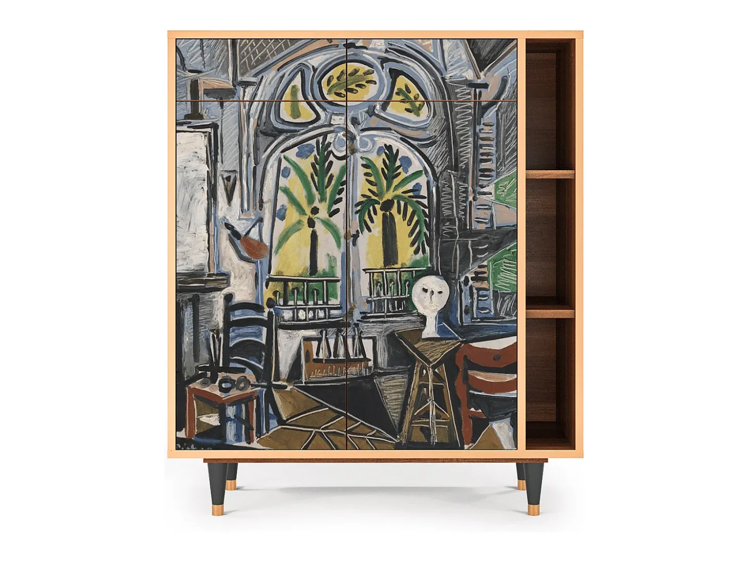 Aparador - 96х110х41 cm - BS6 - The Studio , Nogal