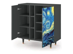 Aparador - 94х96х41 cm - BS5 - The Starry Night , Antracita