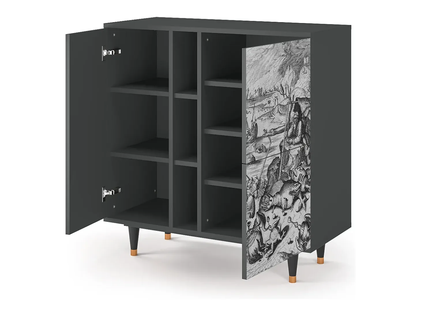 Aparador - 94х96х41 cm - BS5 - The Temptation, Antracita