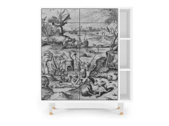 Aparador - 96х110х41 cm - BS6 - The Temptation, Blanco