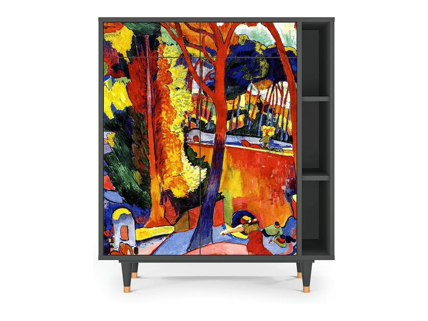 Aparador - 96х110х41 cm - BS6 - The Turning Road, Antracita
