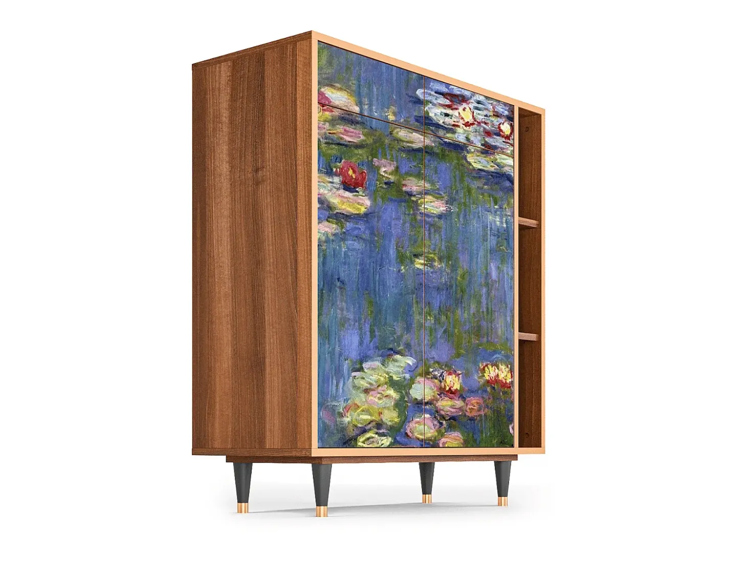 Aparador - 96х110х41 cm - BS6 - The water lily pond , Nogal