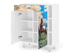 Aparador - 96х110х41 cm - BS6 - Thunderheads by Dean, Blanco