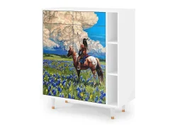 Aparador - 96х110х41 cm - BS6 - Thunderheads by Dean, Blanco