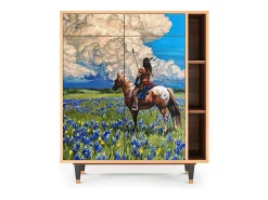 Aparador - 96х110х41 cm - BS6 - Thunderheads by Dean, Nogal