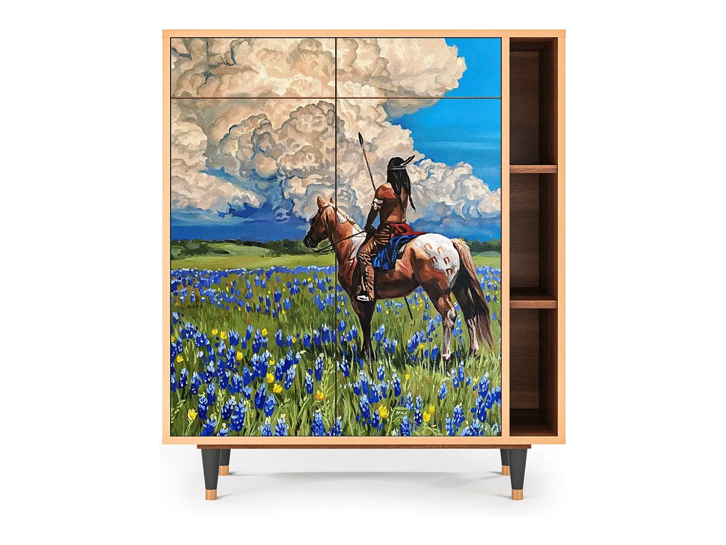 Aparador - 96х110х41 cm - BS6 - Thunderheads by Dean, Nogal