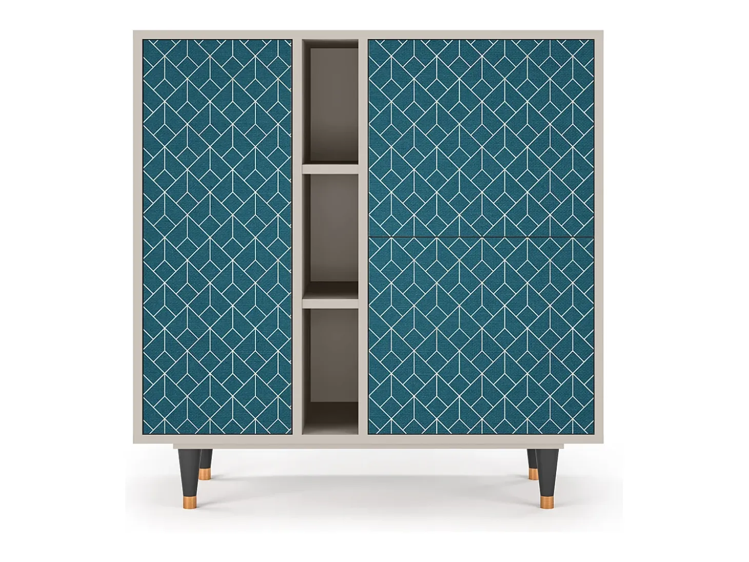 Aparador - 94х96х41 cm - BS5 - Turquoise Geometry, Arena