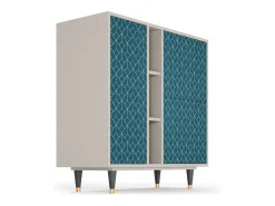 Aparador - 94х96х41 cm - BS5 - Turquoise Geometry, Arena