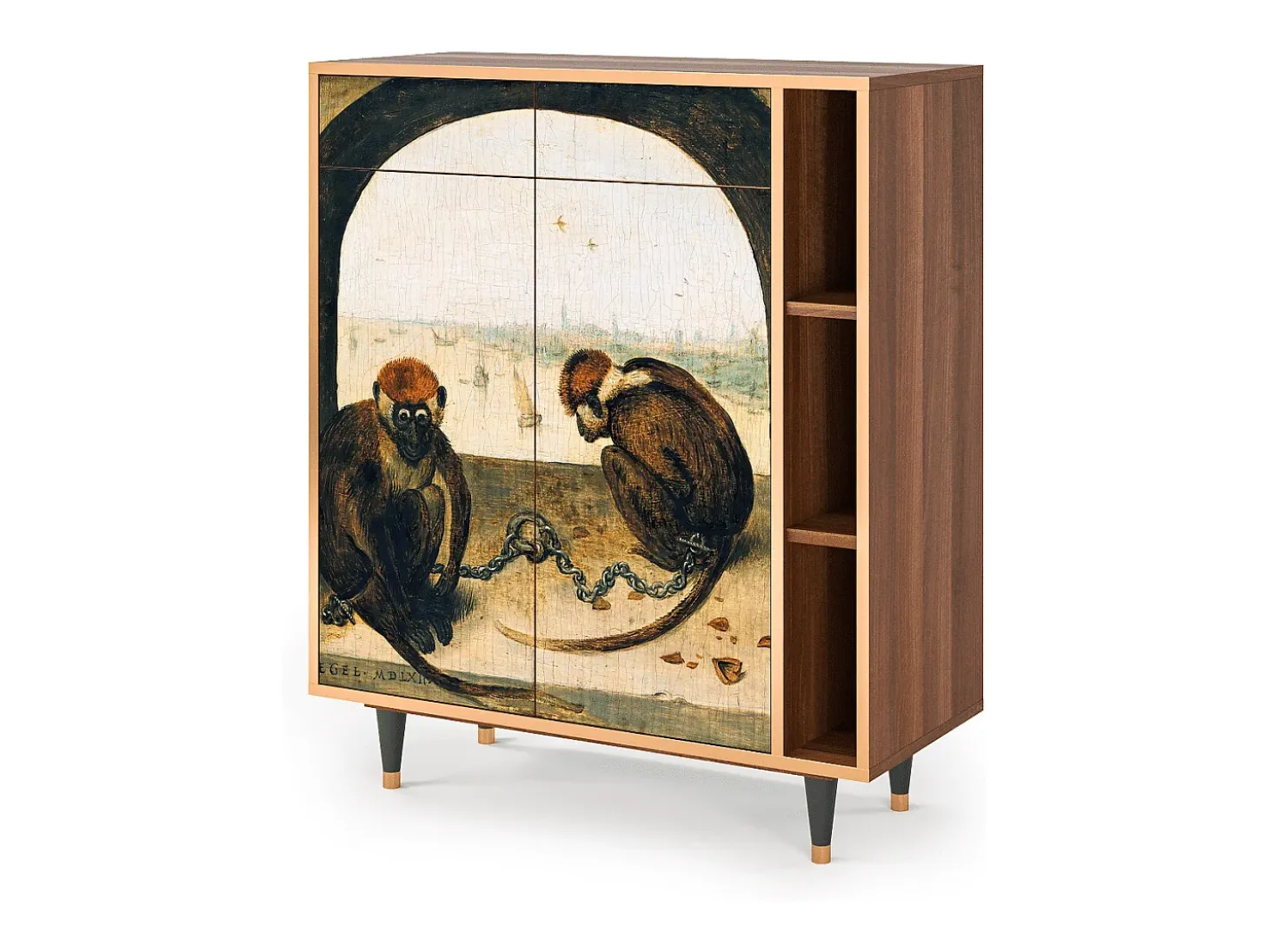 Aparador - 96х110х41 cm - BS6 - Two Monkeys, Nogal