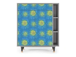 Aparador - 96х110х41 cm - BS6 - Van Gogh Lights, Gris