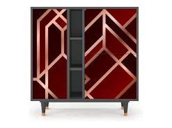 Aparador - 94х96х41 cm - BS5 - Velvet 1920's, Antracita