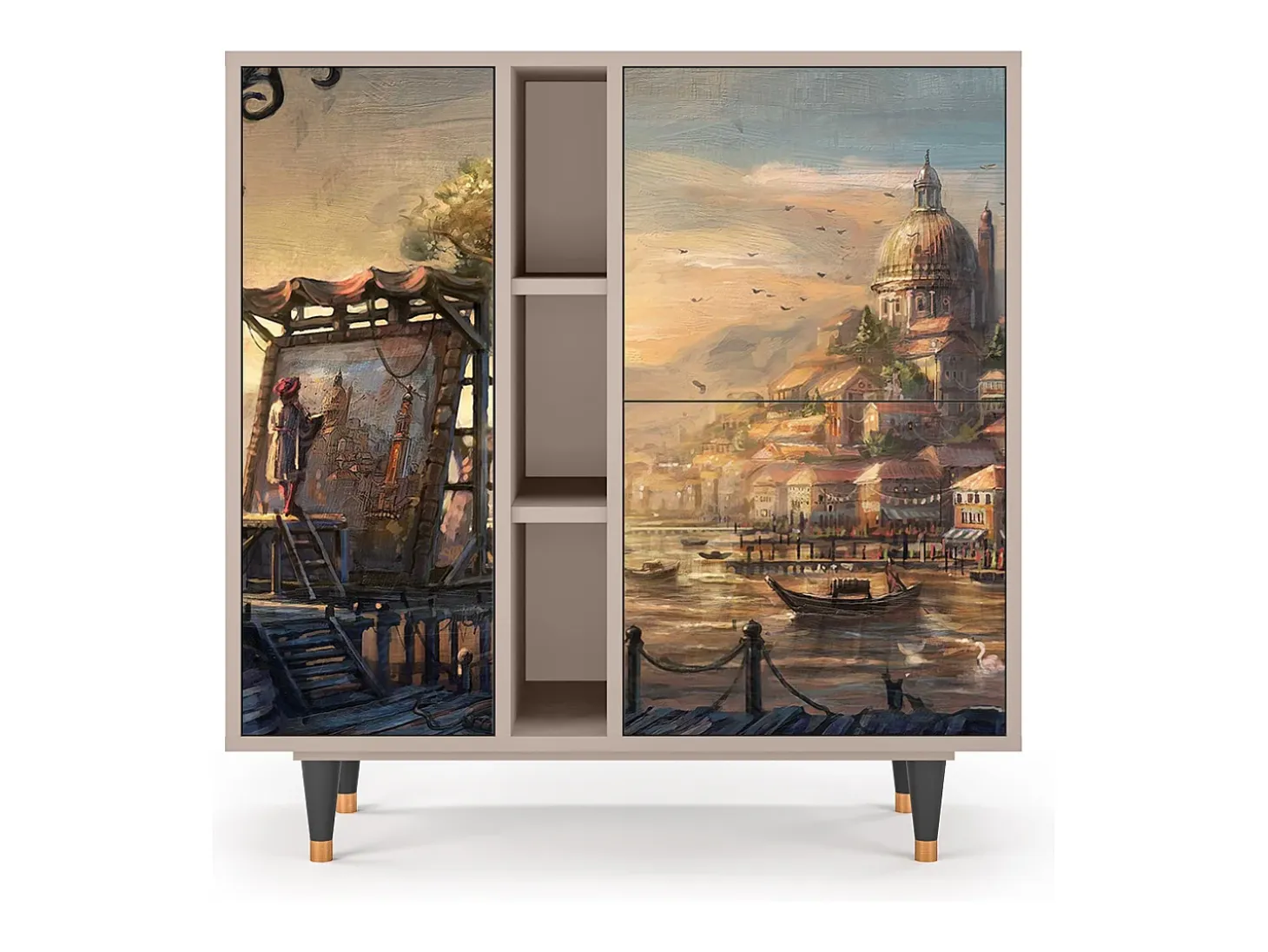 Aparador - 94х96х41 cm - BS5 - Venice, Latte