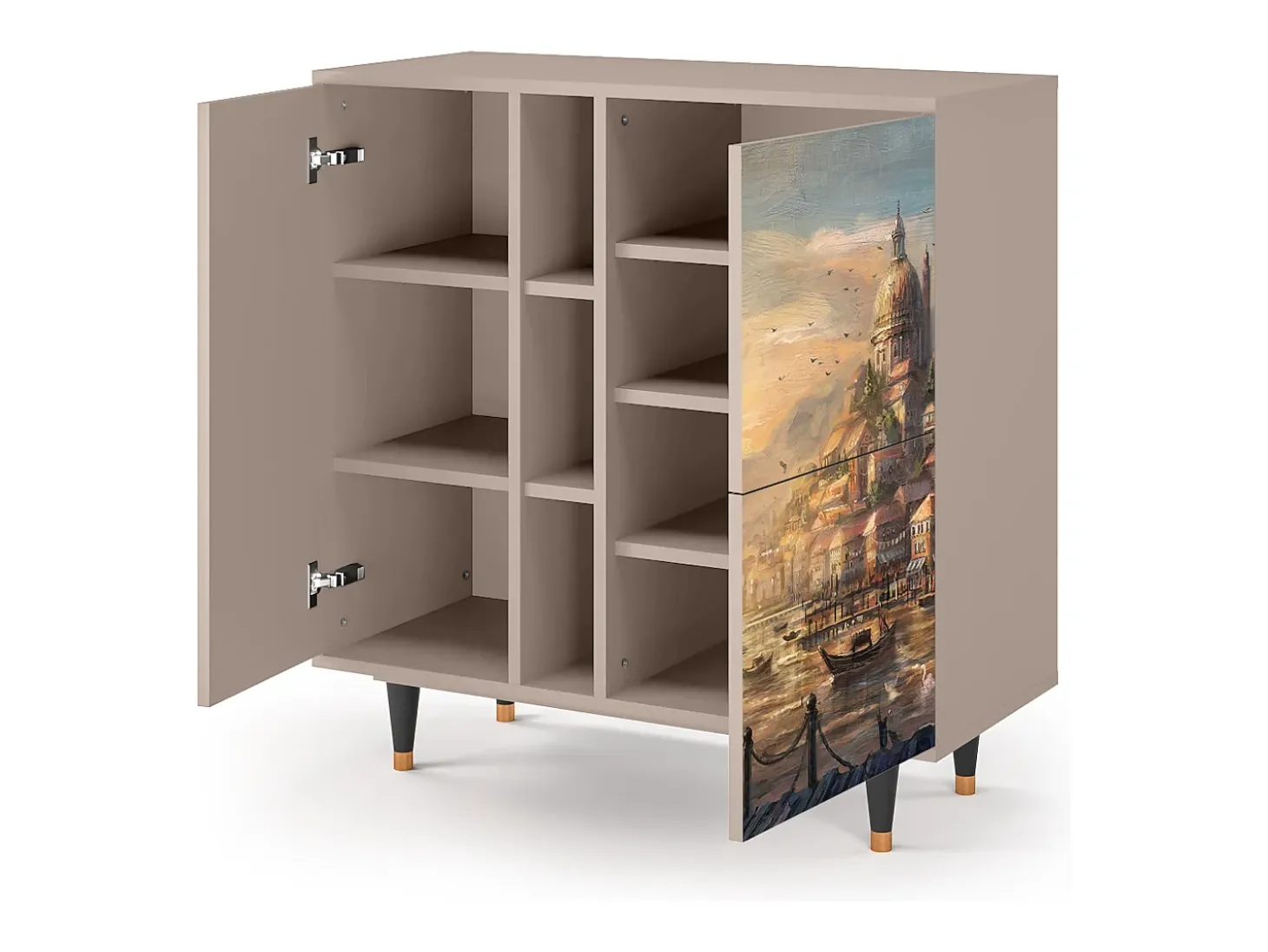 Aparador - 94х96х41 cm - BS5 - Venice, Latte