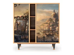 Aparador - 94х96х41 cm - BS5 - Venice, Nogal