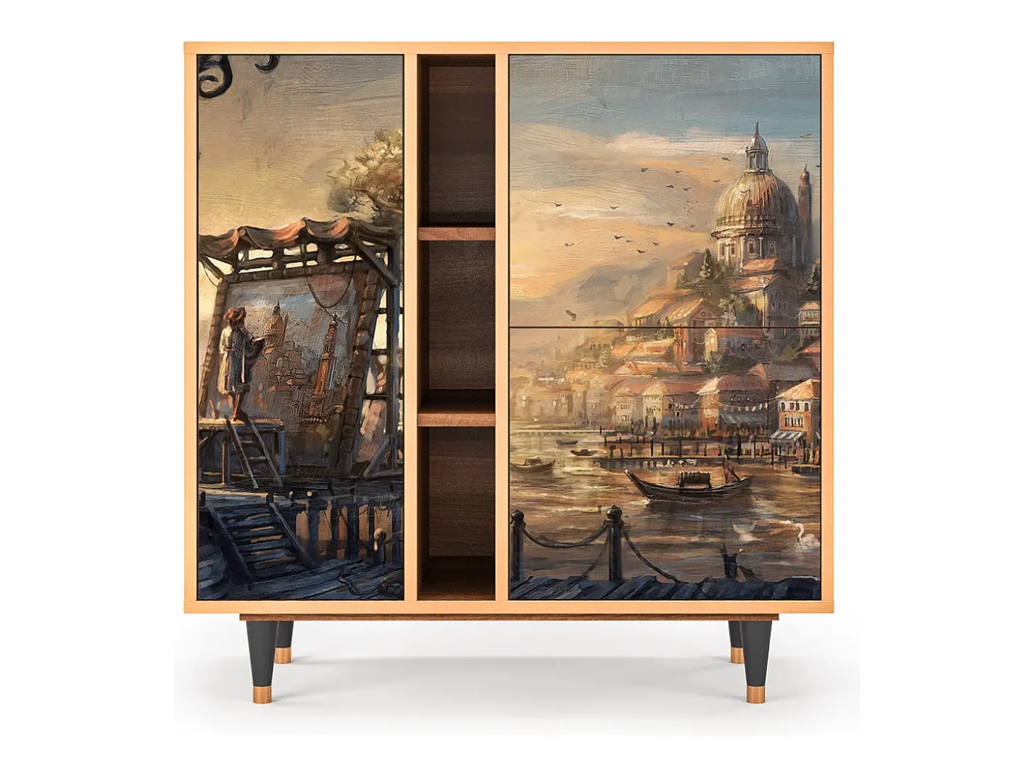 Aparador - 94х96х41 cm - BS5 - Venice, Nogal