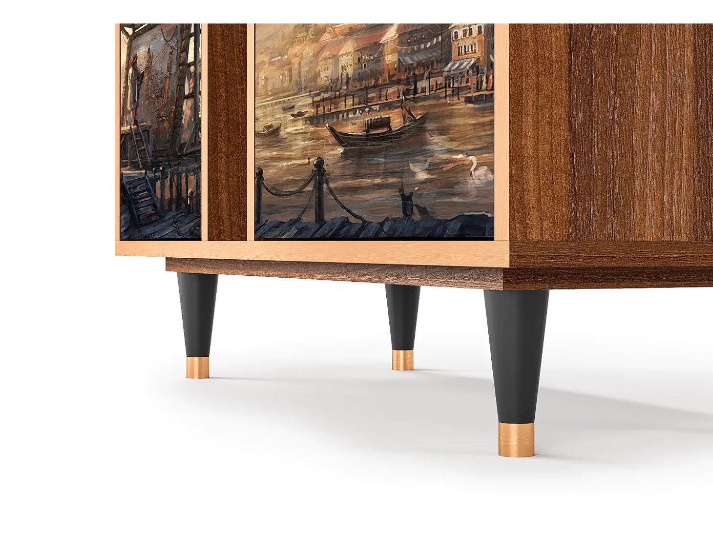 Aparador - 94х96х41 cm - BS5 - Venice, Nogal
