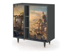 Aparador - 94х96х41 cm - BS5 - Venice, Antracita