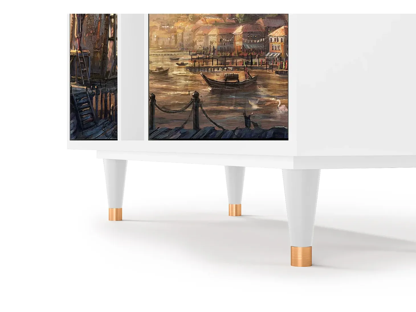 Aparador - 94х96х41 cm - BS5 - Venice, Blanco