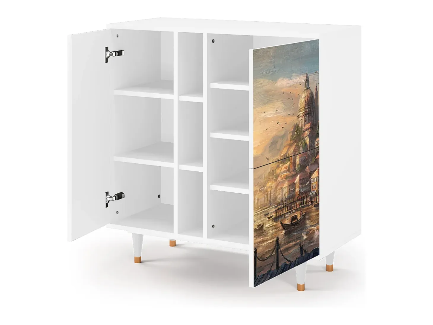 Aparador - 94х96х41 cm - BS5 - Venice, Blanco