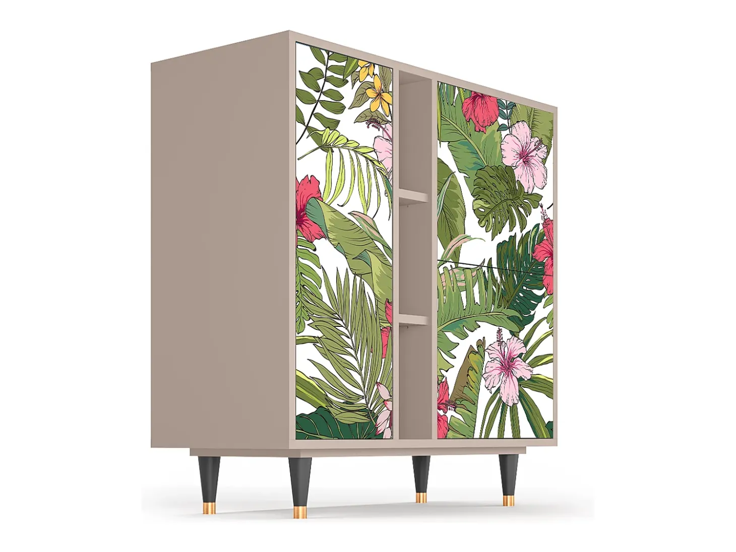 Aparador - 94х96х41 cm - BS5 - Verdant Tropics, Latte