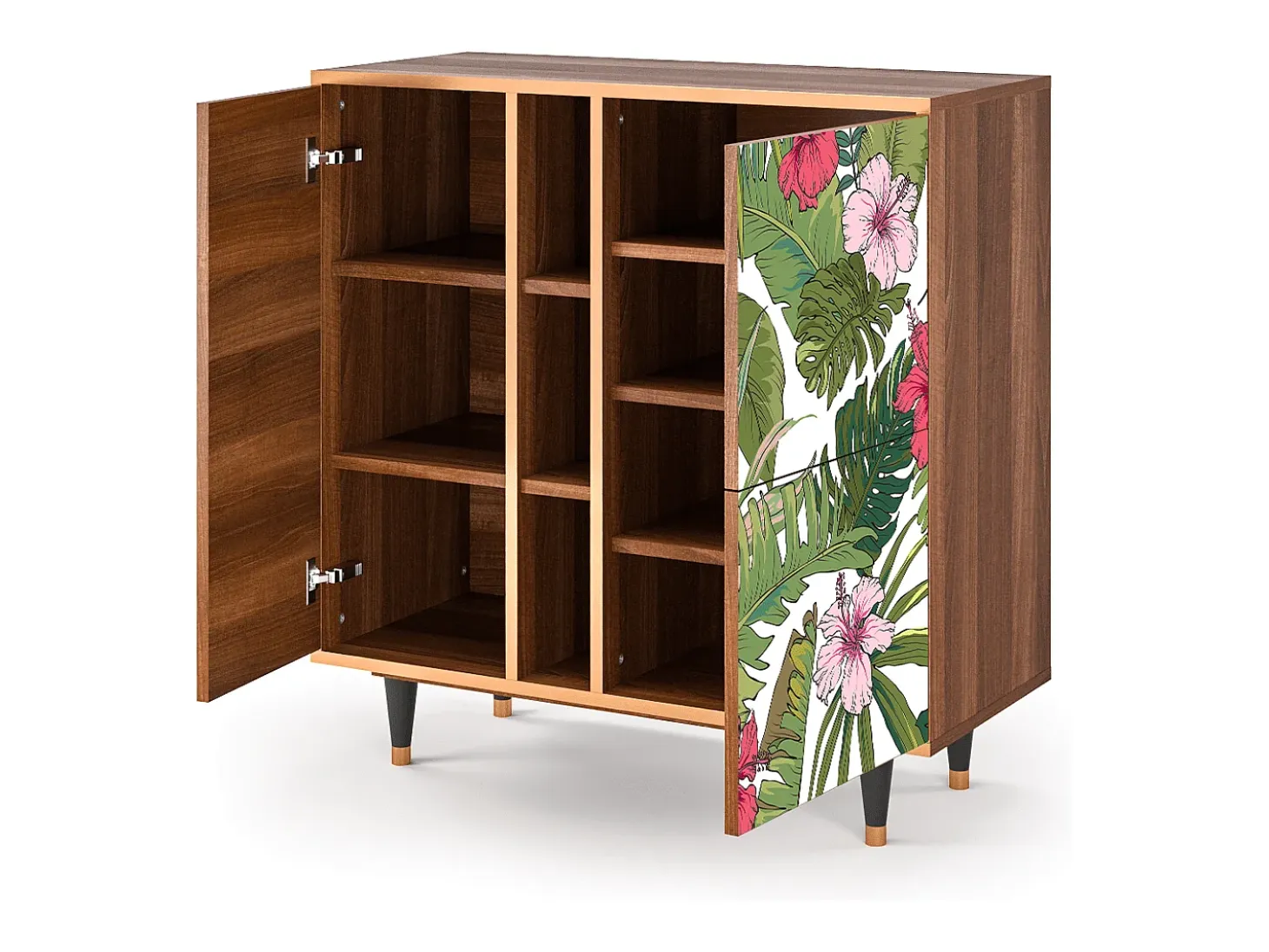 Aparador - 94х96х41 cm - BS5 - Verdant Tropics, Nogal