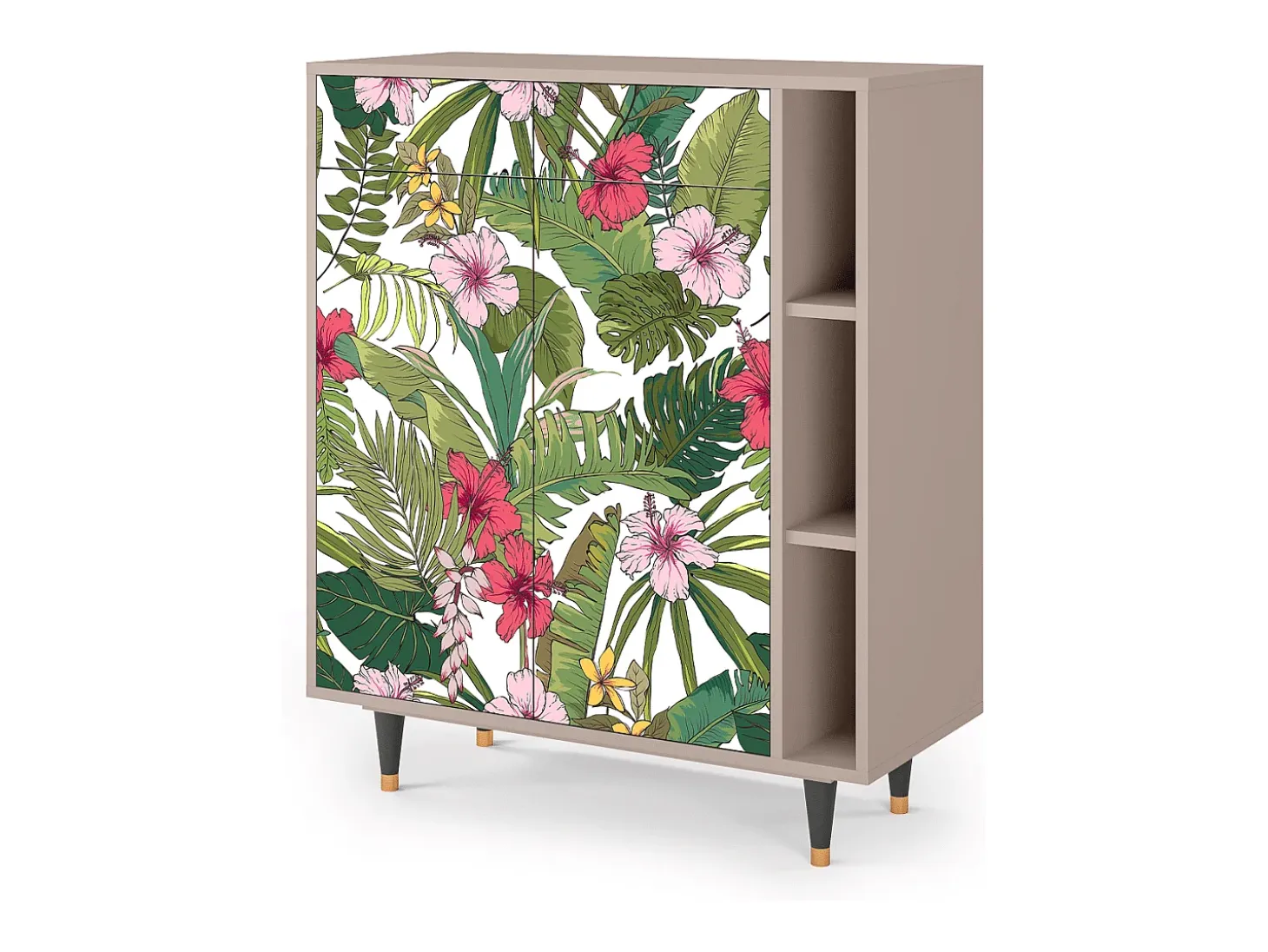 Aparador - 96х110х41 cm - BS6 - Verdant Tropics, Latte