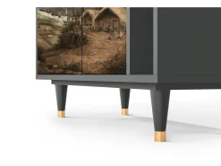 Aparador - 96х110х41 cm - BS6 - View Across the Plains , Antracita