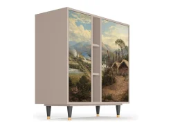 Aparador - 94х96х41 cm - BS5 - View Across the Plains , Latte