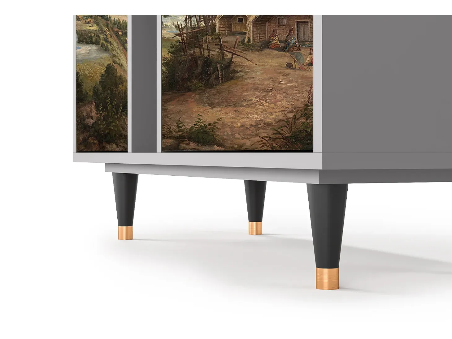 Aparador - 94х96х41 cm - BS5 - View Across the Plains , Gris