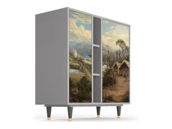 Aparador - 94х96х41 cm - BS5 - View Across the Plains , Gris