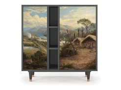 Aparador - 94х96х41 cm - BS5 - View Across the Plains , Antracita