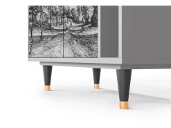 Aparador - 96х110х41 cm - BS6 - Village Road, Gris