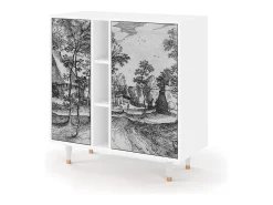 Aparador - 94х96х41 cm - BS5 - Village Road, Blanco