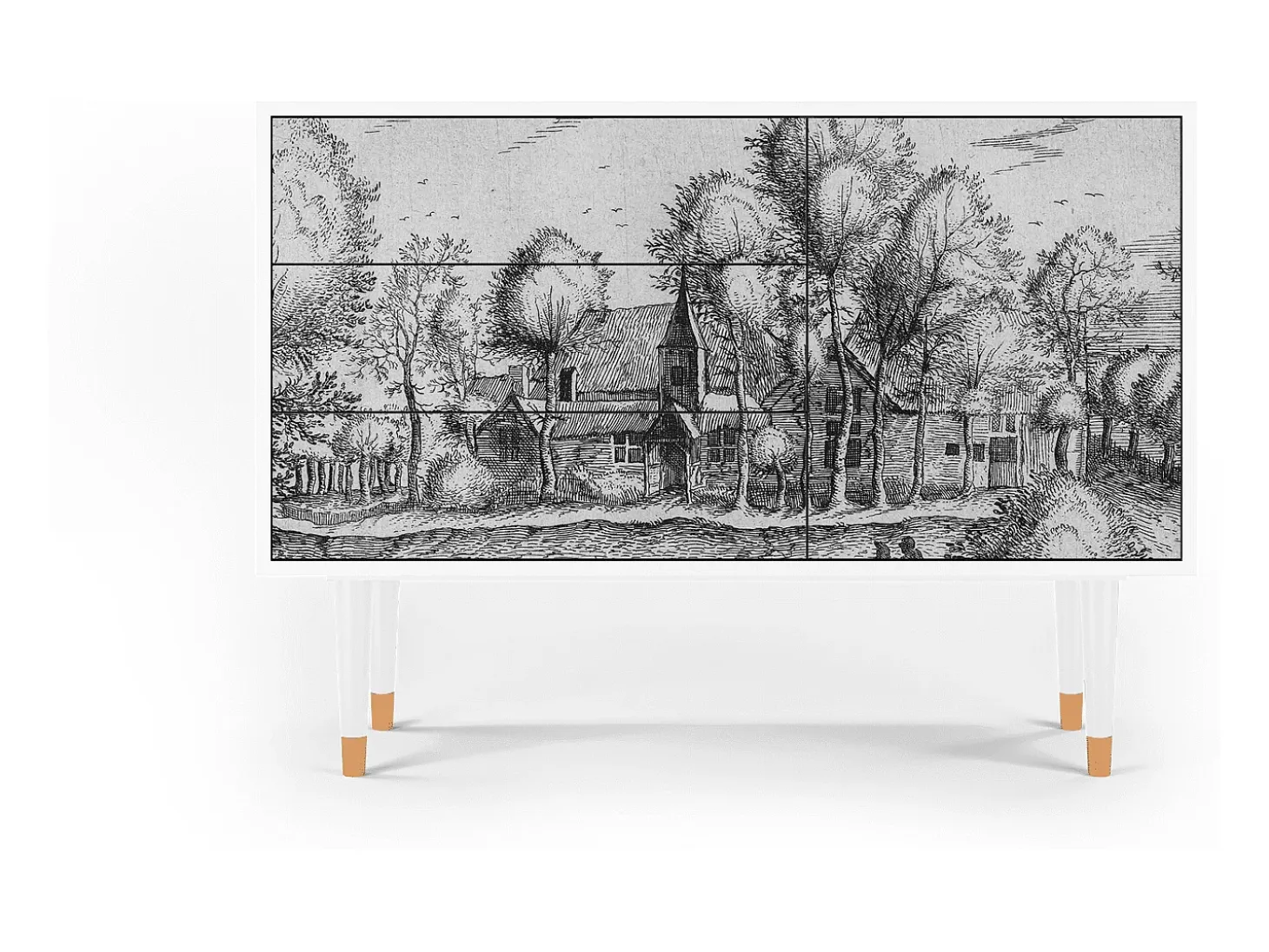 Aparador - 115х84х41 cm - S3 - A Pond, Blanco