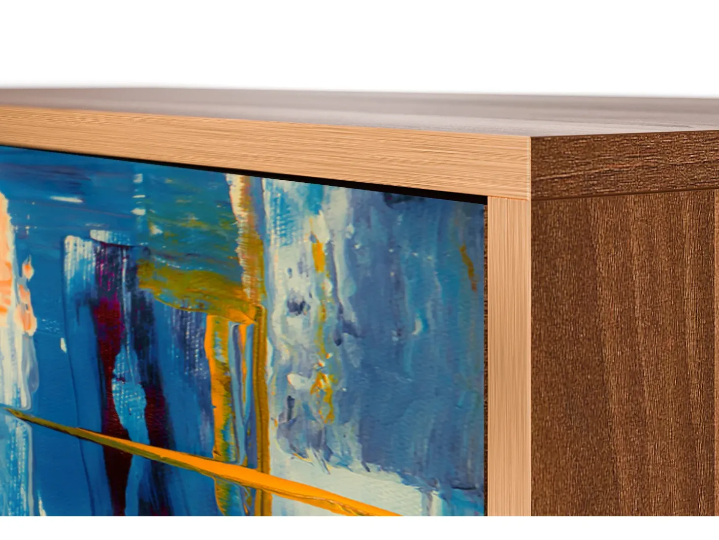 Aparador - 115х84х41 cm - S3 - Abstract Expressionism, Nogal