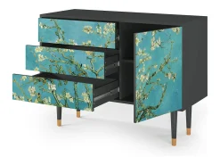Aparador - 115х84х41 cm - S3 - Almond Blossom, Antracita
