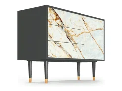 Aparador - 115х84х41 cm - S3 - Arenay Marble, Antracita