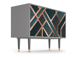 Aparador - 115х84х41 cm - S3 - Bronze Crossroad, Gris