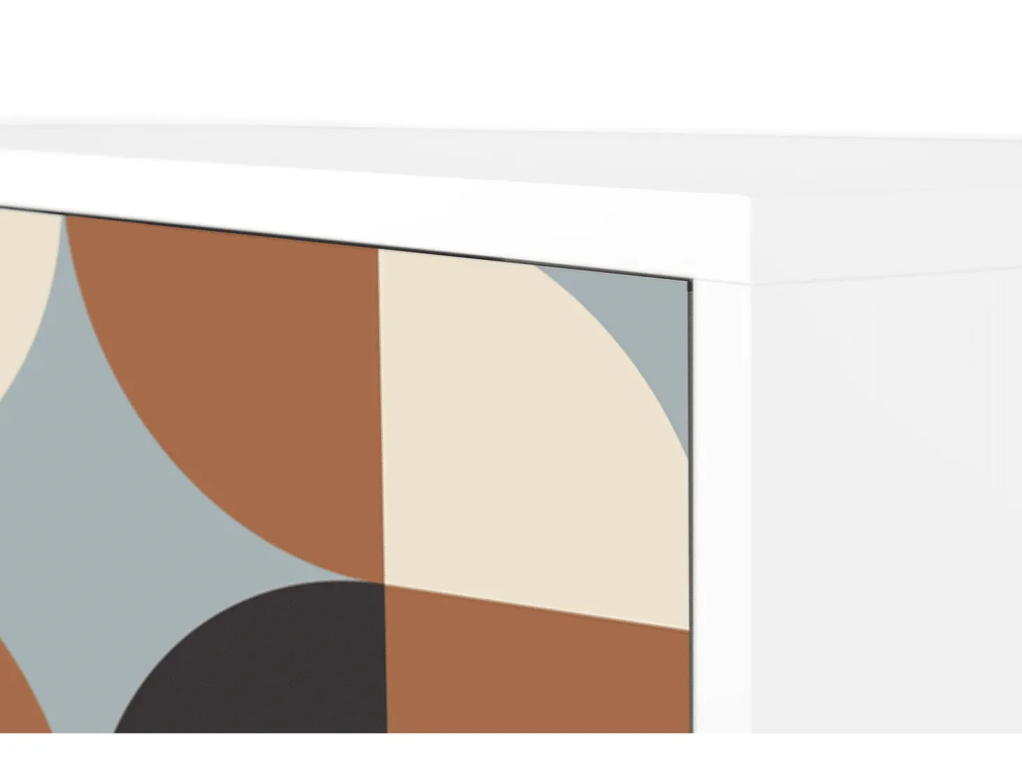 Aparador - 115х84х41 cm - S3 - Brown Sensation, Blanco