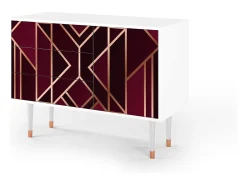 Aparador - 115х84х41 cm - S3 - Burgundy Jewelery, Blanco
