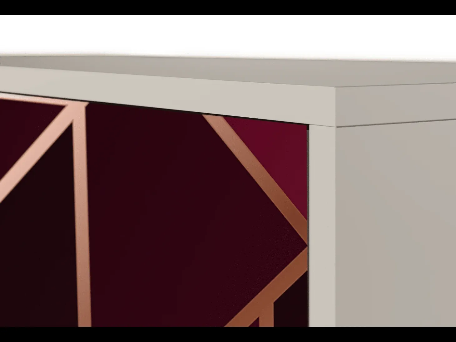 Aparador - 115х84х41 cm - S3 - Burgundy Jewelery, Arena
