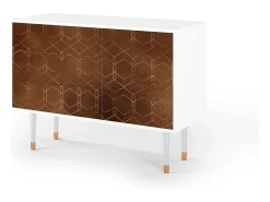Aparador - 115х84х41 cm - S3 - Chocolate Bar, Blanco