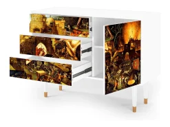 Aparador - 115х84х41 cm - S3 - Christ in Limbo, Blanco