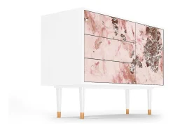 Aparador - 115х84х41 cm - S3 - Cotton Candy, Blanco