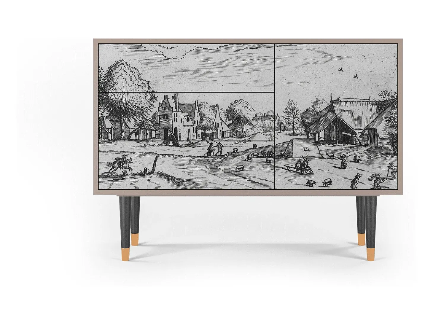 Aparador - 115х84х41 cm - S3 - Country Village, Arena