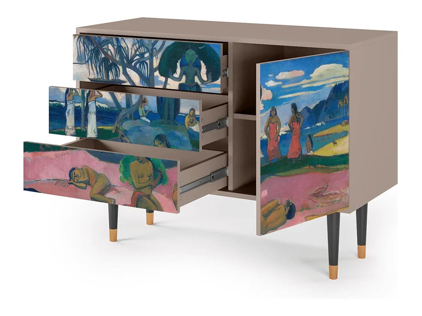Aparador - 115х84х41 cm - S3 - Day of the God, Latte