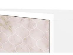 Aparador - 115х84х41 cm - S3 - Dirty Roses, Blanco