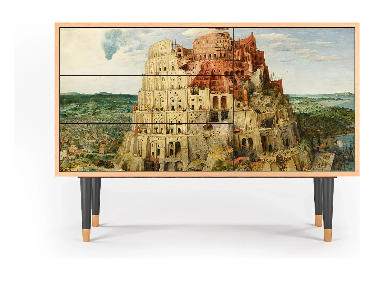 Aparador - 115х84х41 cm - S3 - Elder The Tower, Nogal