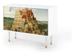 Aparador - 115х84х41 cm - S3 - Elder The Tower, Blanco
