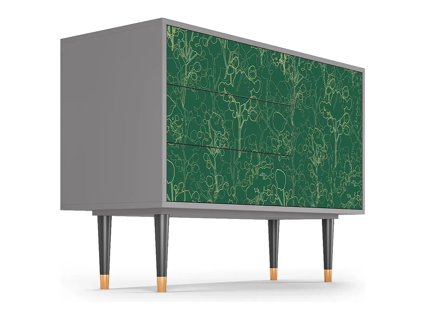 Aparador - 115х84х41 cm - S3 - Emerald Forest, Gris